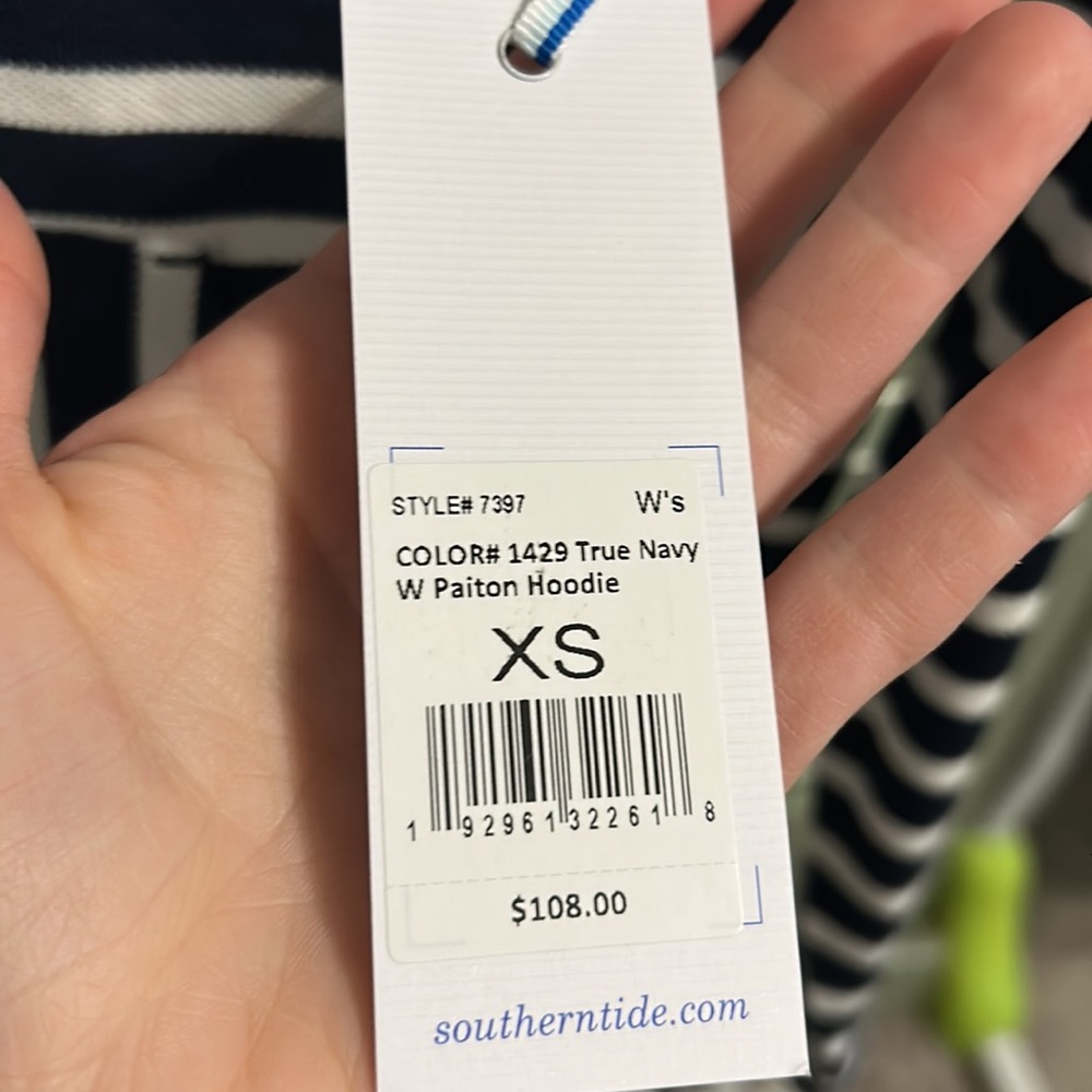 Southern Tide Nautical Striped Beach Sweater - Picture 5 of 7